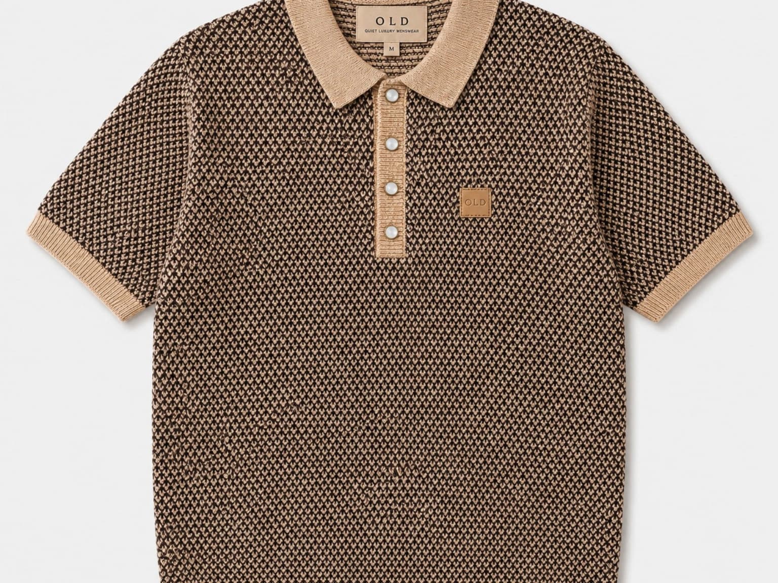 Cận cảnh vân dệt Jacquard quả trám tinh xảo